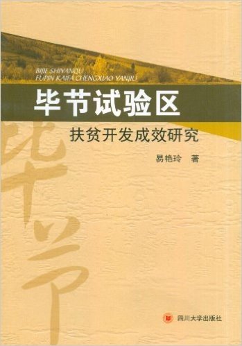 毕节试验区扶贫开发成效研究