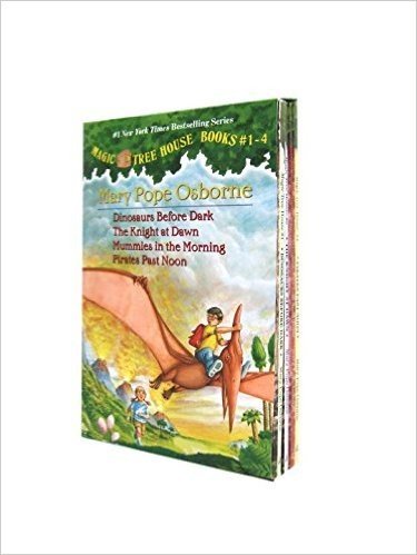 Magic Tree House Boxed Set, Books 1-4:Dinosaurs Before Dark, The Knight at Dawn, Mummies in the Morning, and Pirates Past Noon
