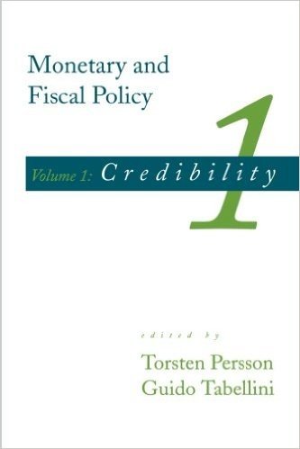 Monetary and Fiscal Policy: Credibility v. 1