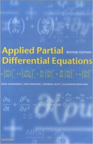 Applied Partial Differential Equations