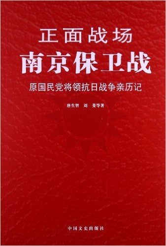 正面战场:南京保卫战