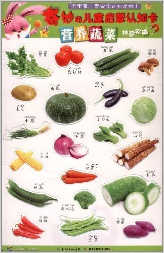 奇妙的儿童启蒙认知卡:营养蔬菜