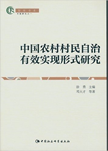 中国农村村民自治有效实现形式研究