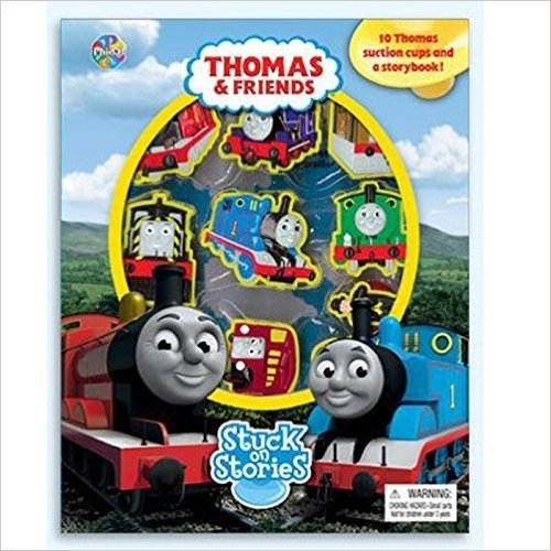 英文原版 Stuck On Stories : Thomas	坚持阅读故事：托马斯的坦克Board book – August 1, 2013