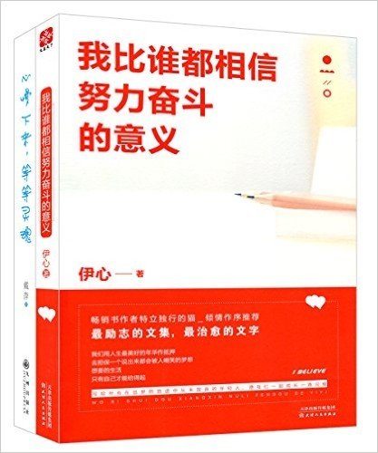 我比谁都相信努力奋斗的意义+心慢下来,等等灵魂(套装共2册)