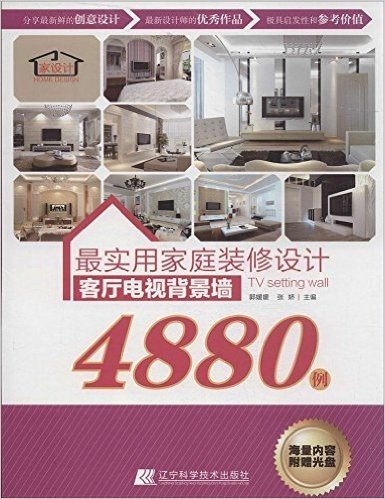 最实用家庭装修设计4880例:客厅电视背景墙(附光盘)