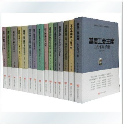 中国基层工会建设工作实用丛书 全套15册 基层工会建设工作手册 分工会主席工作手册 职工代表培训教程 等