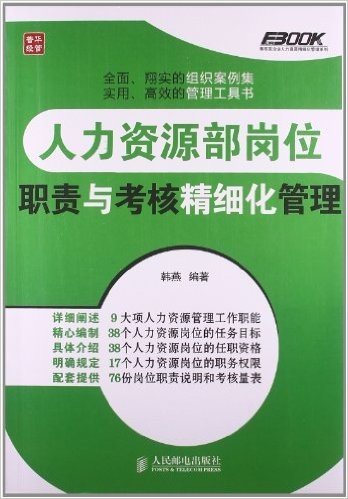 人力资源部岗位职责与考核精细化管理