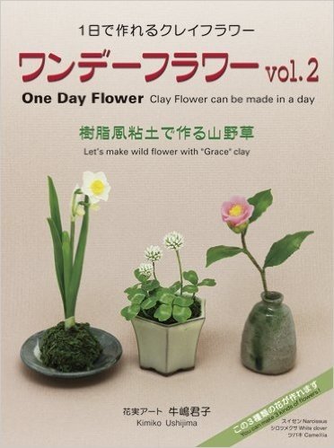 ワンデーフラワーvol.2 One Day Flower vol.2(樹脂風粘土で作る山野草)