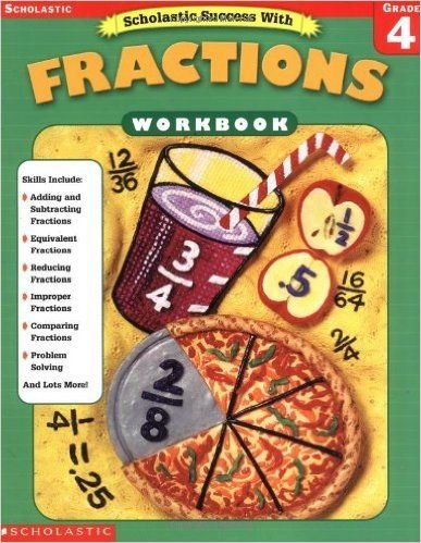 Scholastic Success With: Fractions Workbook: Grade 4