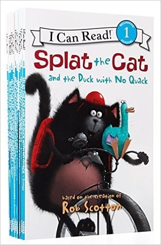 (进口原版) I can read第一阶段:啪嗒猫Splat the Cat(套装共12册)