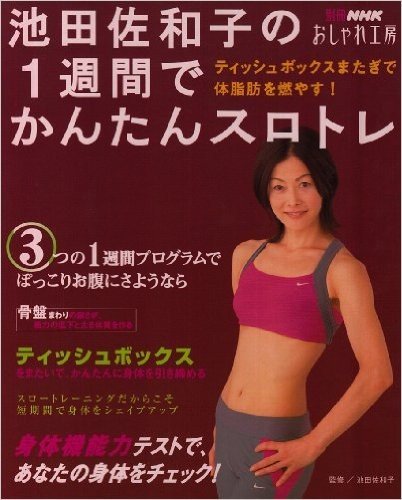 池田佐和子の1週間でかんたんスロトレ:ティッシュボックスまたぎで体脂肪を燃やす!