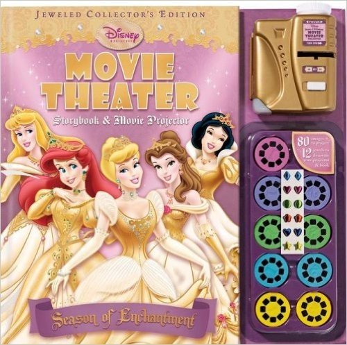 Jeweled Collector's Edition Disney Princess Storybook and Movie Projector: Season of Enchantment