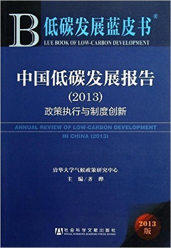 中国低碳发展报告:政策执行与制度创新(2013)