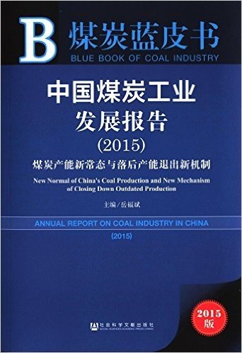 煤炭蓝皮书:中国煤炭工业发展报告(2015)