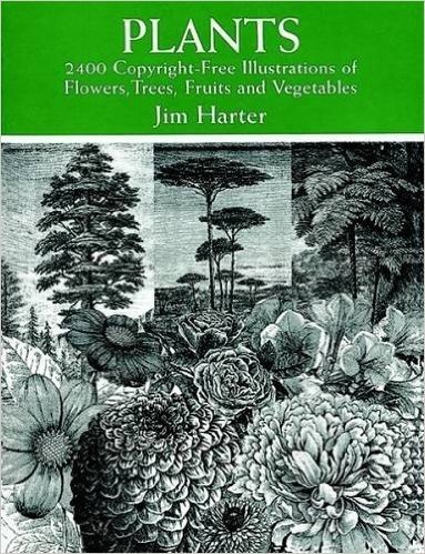 Plants: 2,400 Copyright-Free Illustrations of Flowers, Trees, Fruits and Vegetables