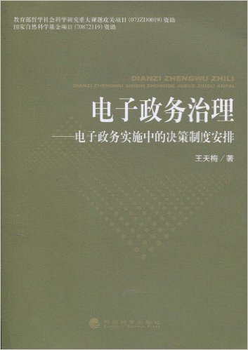 电子政务治理:电子政务实施中的决策制度安排