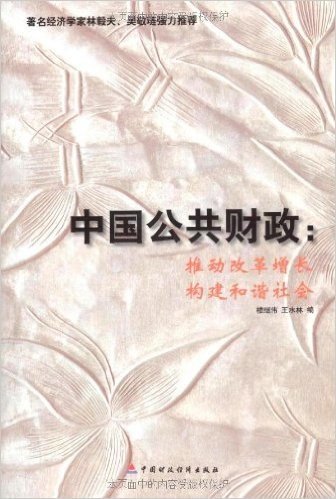 中国公共财政:推动改革增长构建和谐社会