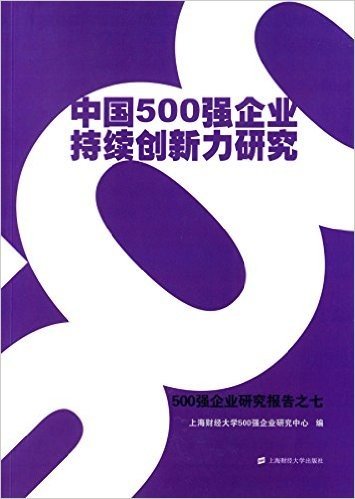 中国500强企业持续创新力研究:500强企业研究报告之七