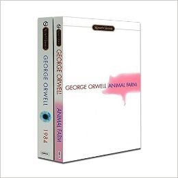 英文原版 Animal Farm 1984 by George Orwell 1984 动物农场 / 动物庄园英文版 2本一套 乔治奥威尔著