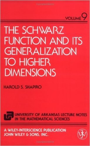 The Schwarz Function and Its Generalization to Higher Dimensions