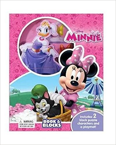 英文原版 Disney Minnie Mouse Book & Blocks米妮老鼠