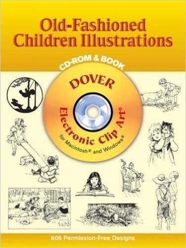 Old-Fashioned Children Illustrations CD-ROM and Book