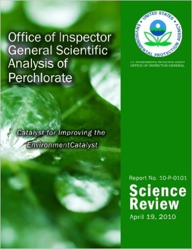 Office of Inspector General Scientific Analysis of Perchlorate