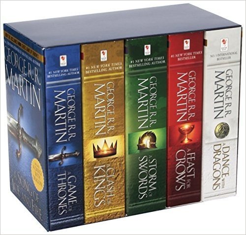 George R. R. Martin's A Game of Thrones 5-Book Boxed Set (Song of Ice and Fire Series): A Game of Thrones, A Clash of Kings, A Storm of Swords, A Feast for Crows, and A  Dance with Dragons