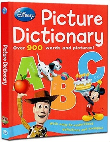 英文原版 Disney My Picture Dictionary 迪斯尼儿童英语图解词典 3-8岁迪士尼少儿英语图片字典 900+单词及对应图片 精装