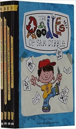 英文原版 The Doodles of Sam Dibble 1-4 册全套 (The Doodles of Sam Dibble)