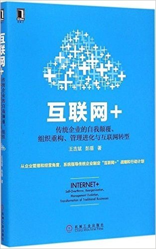 互联网+:传统企业的自我颠覆、组织重构、管理进化与互联网转型