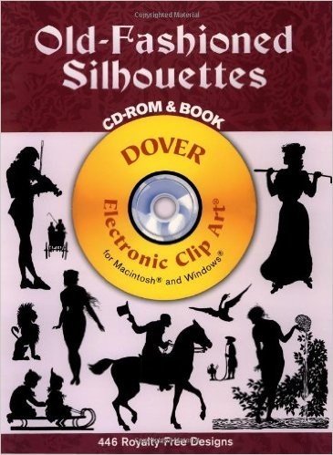 Old-Fashioned Silhouettes CD-ROM and Book