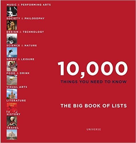 10,000 Things You Need to Know: The Big Book of Lists
