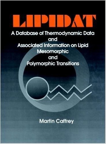 LIPIDAT A Database of Thermo Data and Association Information on Lipid
