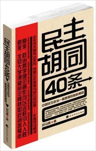 民主胡同40条:中国民主政治一般原理的随机阐释