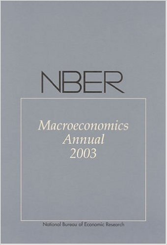 NBER Macroeconomics Annual 2003