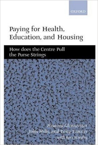 Paying for Health, Education, and Housing: How Does the Centre Pull the Purse Strings