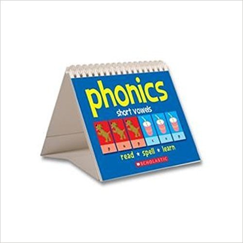 英文原版 Flipover Phonics Book: Short Vowels翻页书：短元音发音