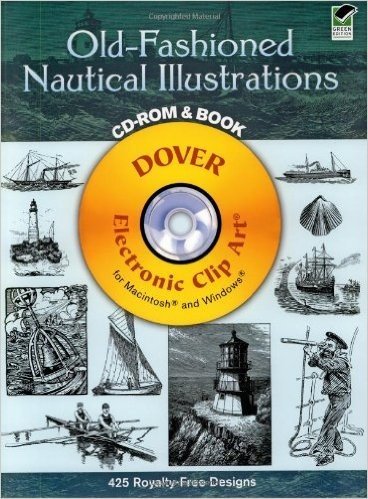 Old-Fashioned Nautical Illustrations CD-ROM and Book