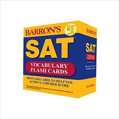 Sat Vocabulary Flash Cards