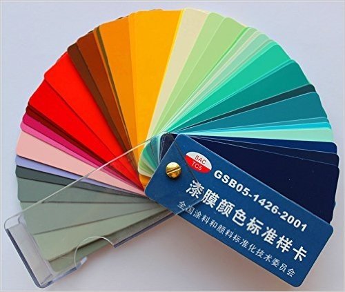漆膜颜色标准样卡/国标色卡-涂料色卡-油漆色卡GSB05-1426-2001 （实图拍摄 当天发货 全新正版 极速体验）(代替GSB G51001-94) 是全国涂料和颜料标准化委员会根据国家标准GB3181制作的实物标准色卡，在涂料、油漆、颜料、塑胶、金属涂装，等各行业均被广泛采用。含83种颜色，光面效果。每个颜色都有国家统一标准的编号，适用于油性涂料方面使用