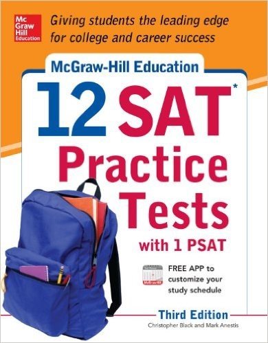 McGraw-Hill Education 12 SAT Practice Tests with PSAT, 3rd Edition