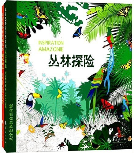 美丽心情涂色套装(丛林探险+唐风日本)(套装共2册)