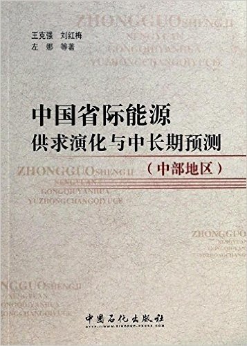 中国省际能源供求演化与中长期预测(中部地区)