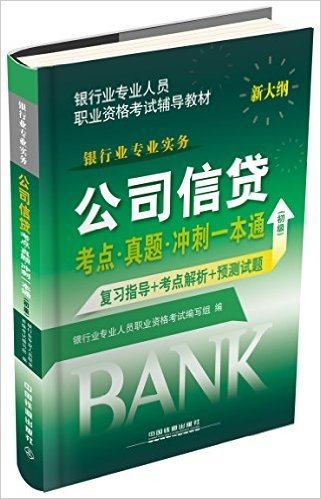 银行业专业人员职业资格考试辅导教材:公司信贷考点·真题·冲刺一本通(初级)