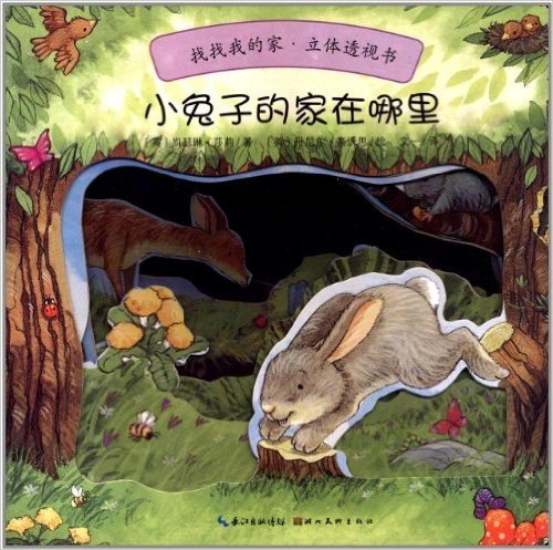 心喜阅童书·找找我的家·立体透视书:小兔子的家在哪里