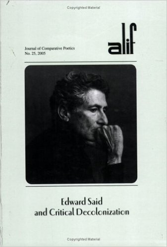 Edward Said and Critical Decolonization 2005
