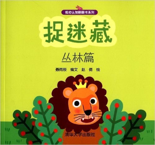 低幼认知翻翻书系列:捉迷藏(丛林篇)