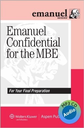 Emanuel Confidential for the MBE Audio Review